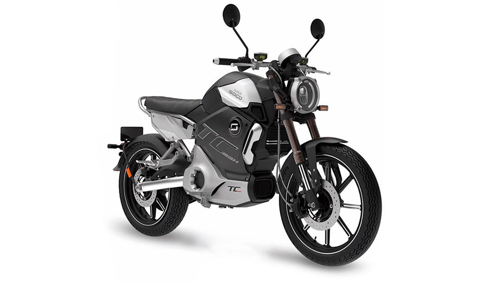La moto eléctrica de 125 más barata Super Soco TC Max
