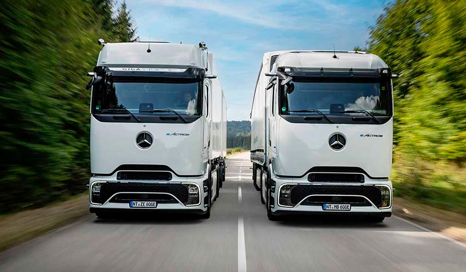 Camiones eléctricos Mercedes eActros